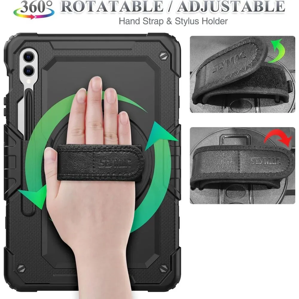 SEYMAC Samsung Galaxy Tab S10+ S9+ S9 FE+ Case 12.4